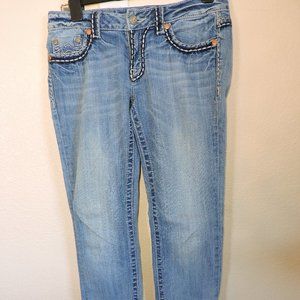 Miss Me Sunny Skinny Jeans Size 29 Dark Stitching